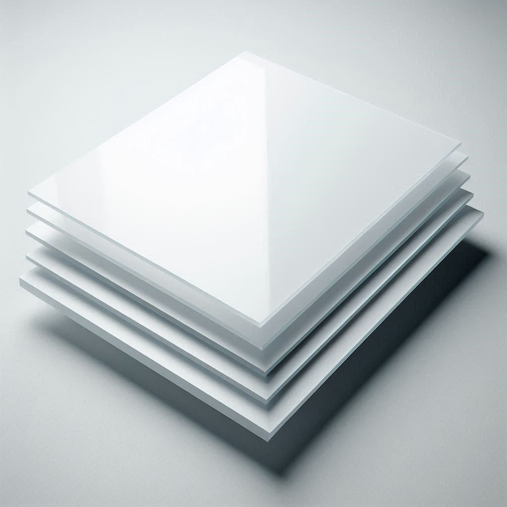 3mm White Gloss Acrylic Sheet