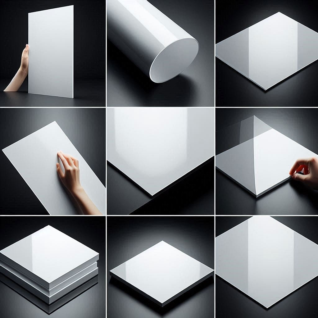 3mm White Gloss Acrylic Sheet