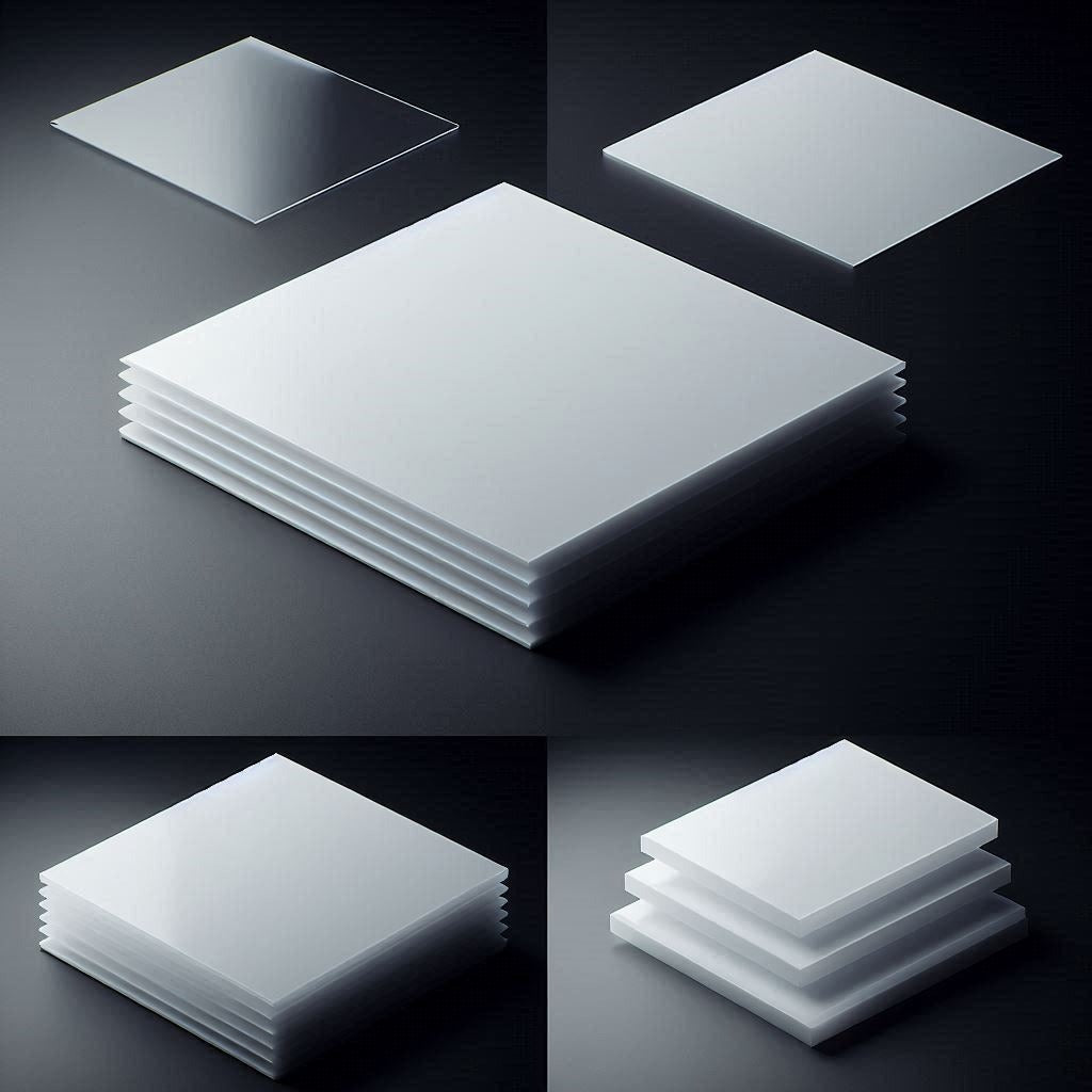 3mm White Gloss Acrylic Sheet