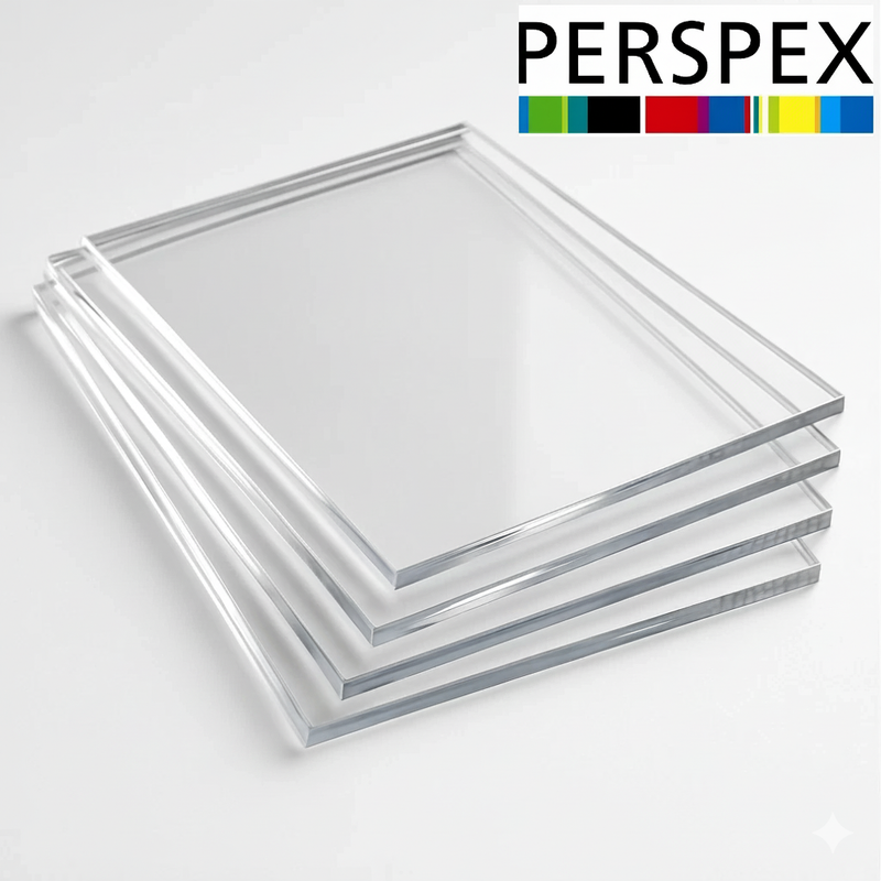 Rectangular, Square Acrylic Sheet Clear Transparent Perspex, Cut to Size