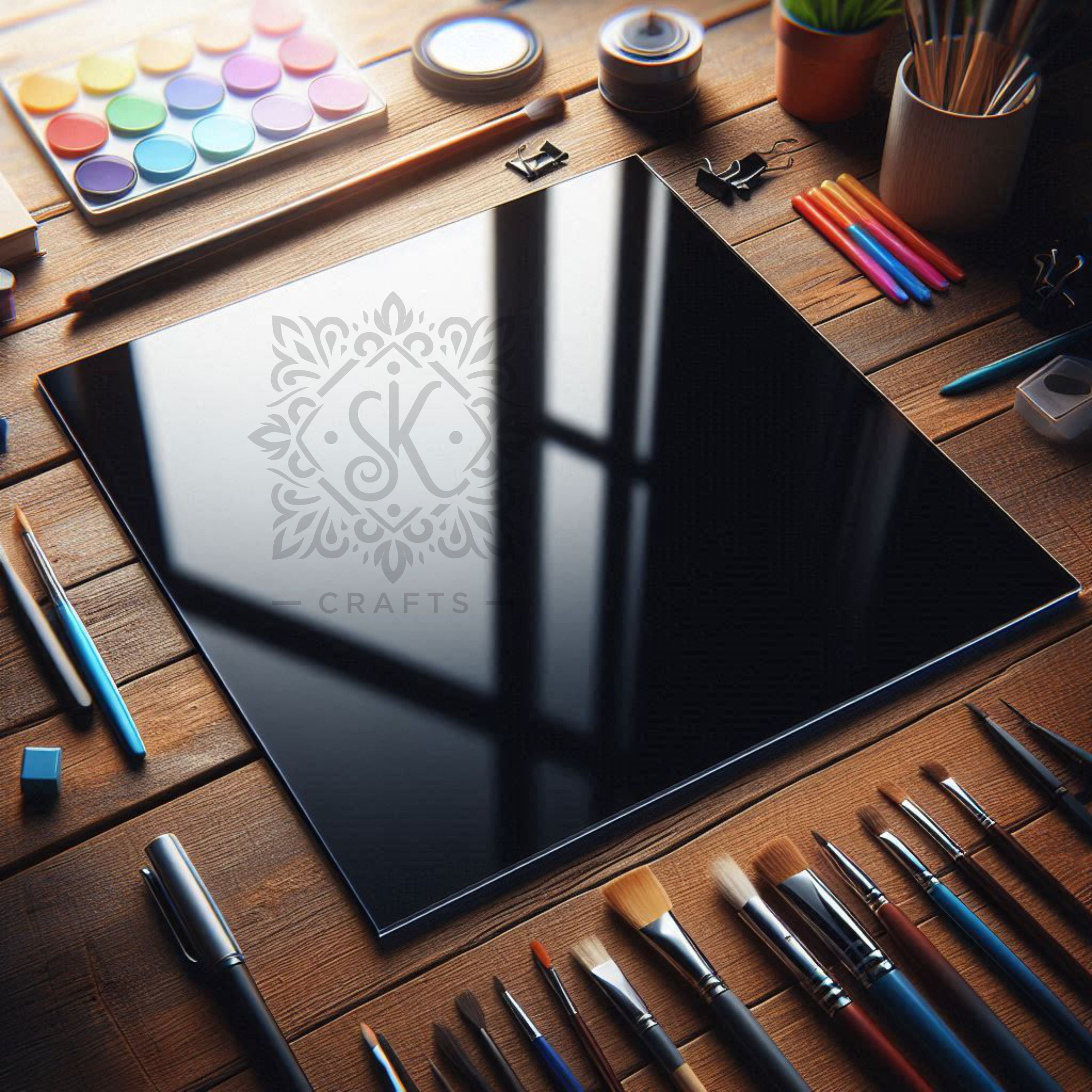 3mm Black Gloss Acrylic Sheet