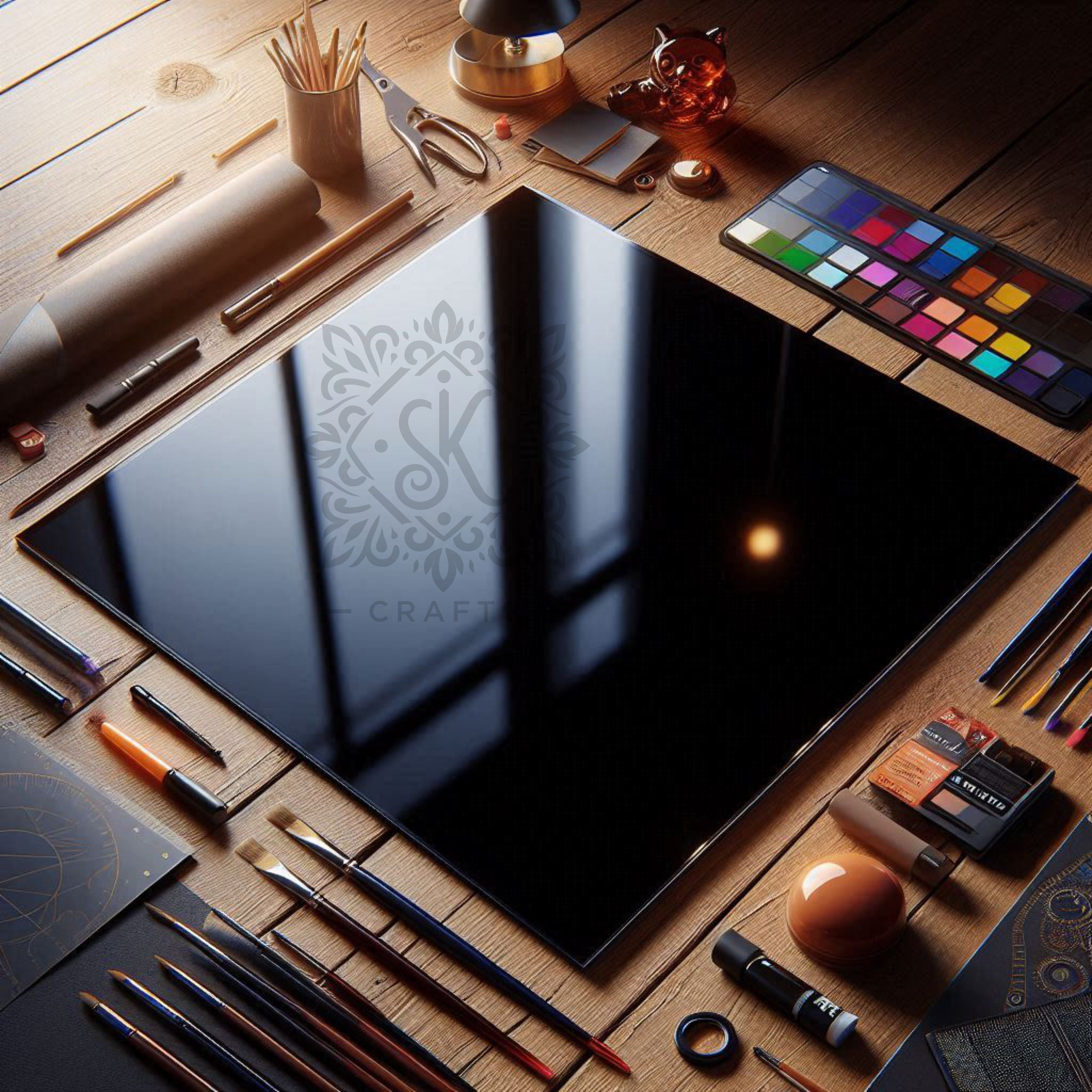 3mm Black Gloss Acrylic Sheet