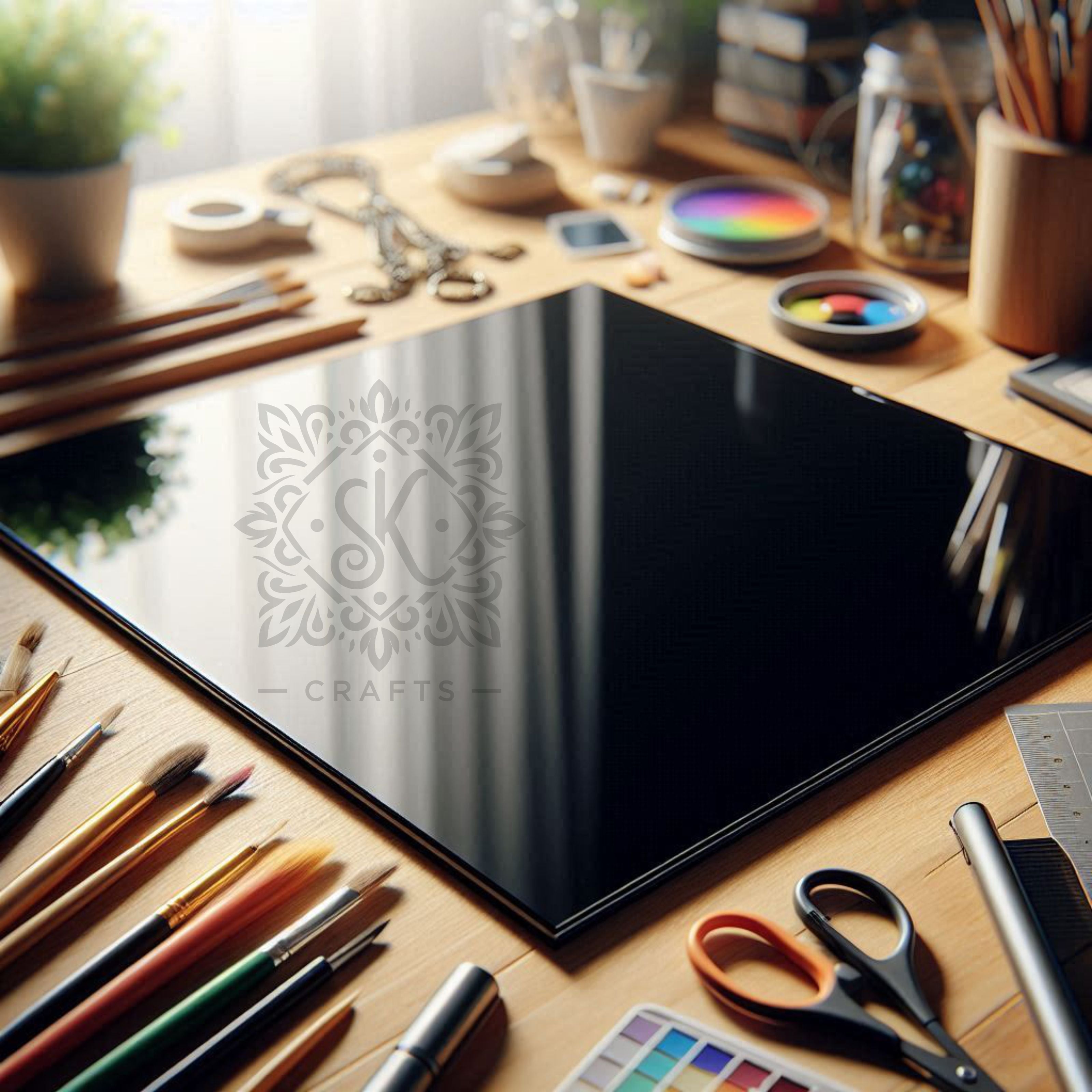 3mm Black Gloss Acrylic Sheet