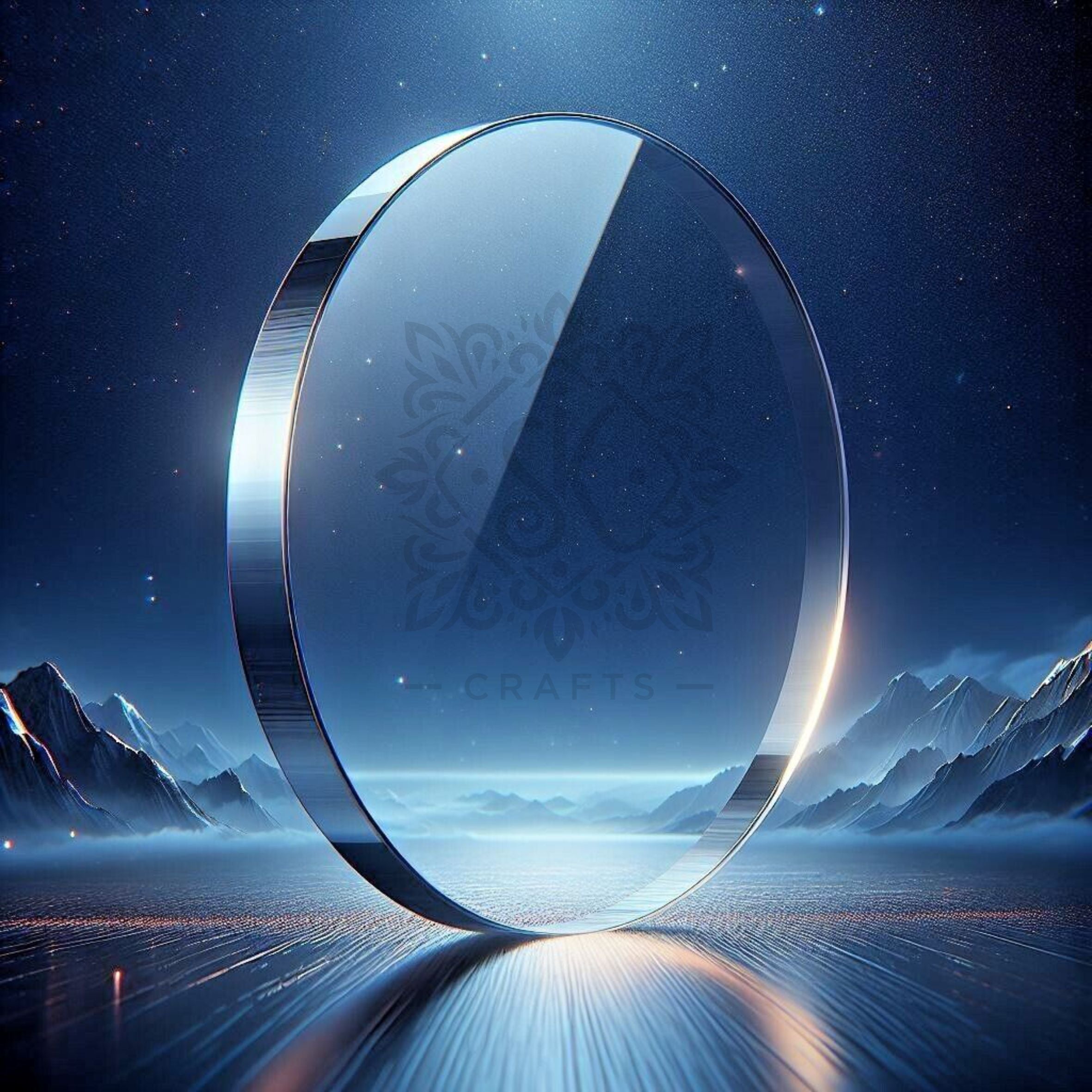 Clear Gloss Acrylic Discs