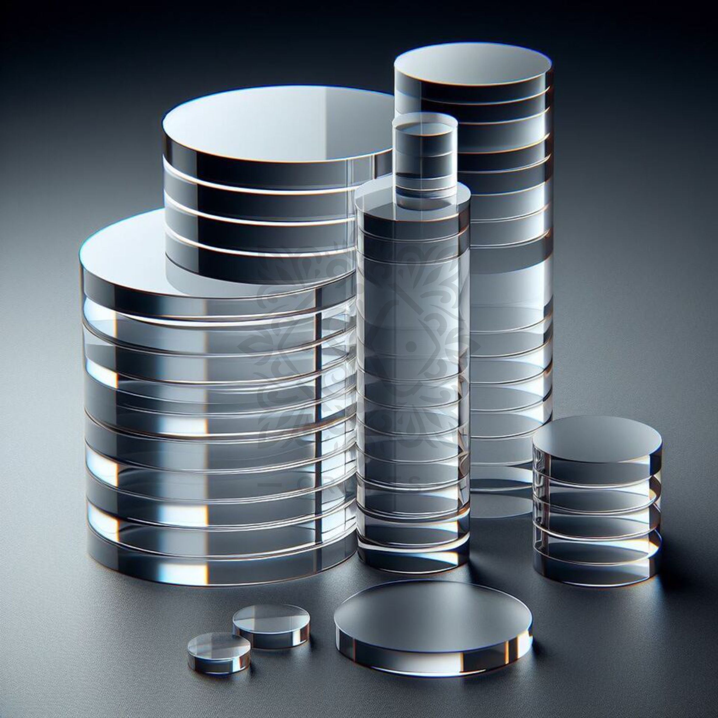 Clear Gloss Acrylic Discs