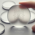 Frosted Acrylic Discs, 3mm