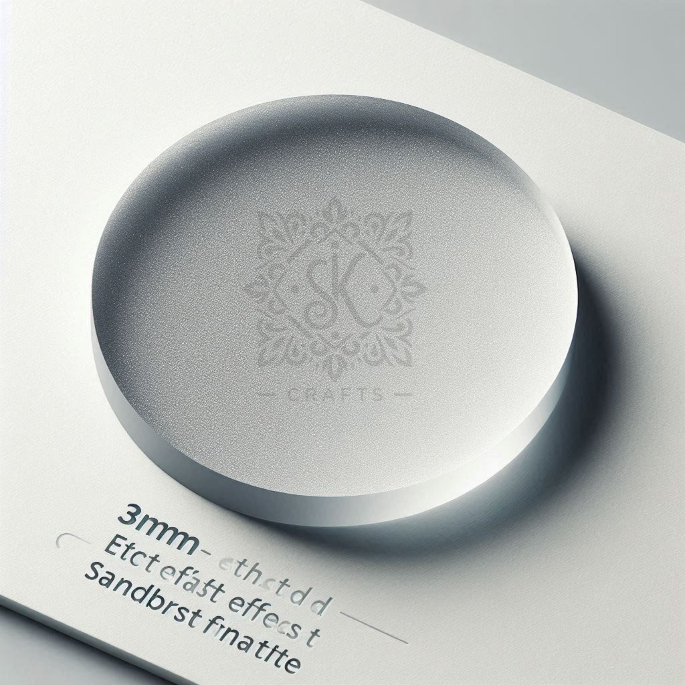 Frosted Matt Acrylic Discs