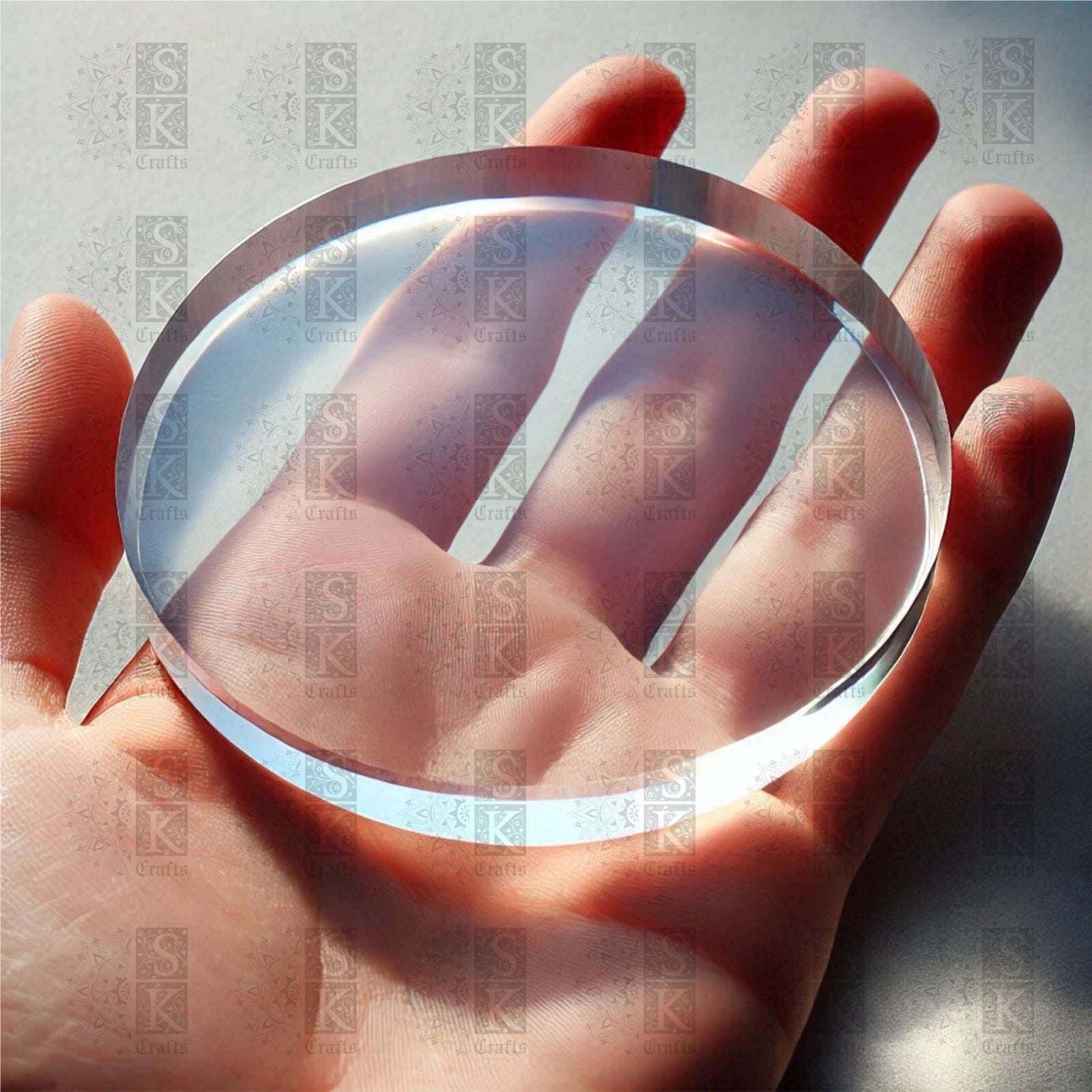 Clear Gloss Acrylic Discs