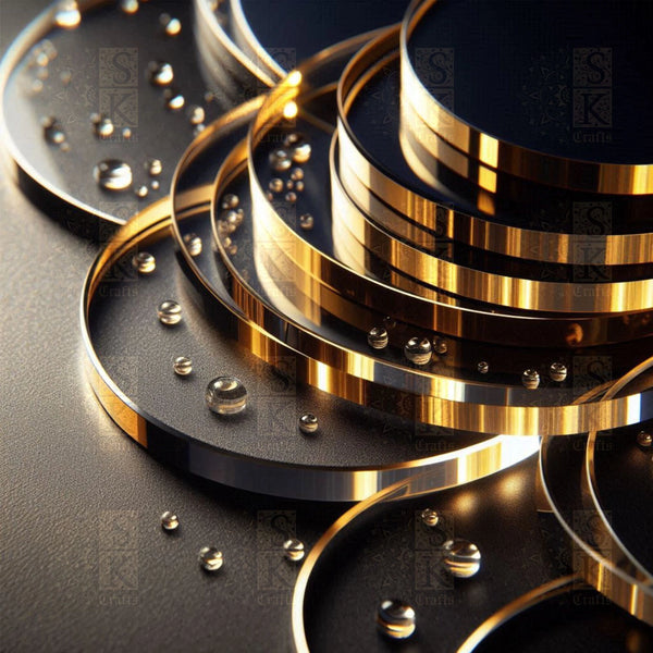 Clear Acrylic Plastic Circle Dia Disc Round Laser Cut Polished Finish Fast Ship