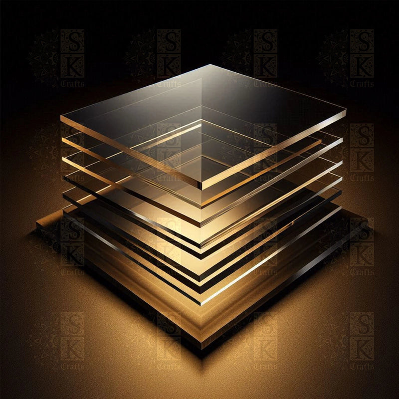 3mm Clear Transparent Acrylic Plastic Perspex Cut 2 size UK Stock Fast Delivery