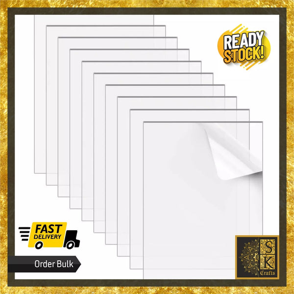 Clear Acrylic Perspex Plastic Sheet Panel Safety Glass Alternative Fast Shipping