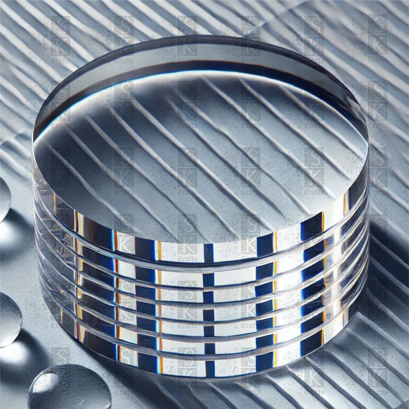 Clear Gloss Acrylic Discs