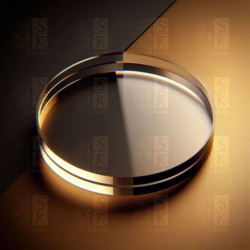 Laser Cut Clear Acrylic Round Disc Circle Diameter Glass Alt. Order Bespoke Size