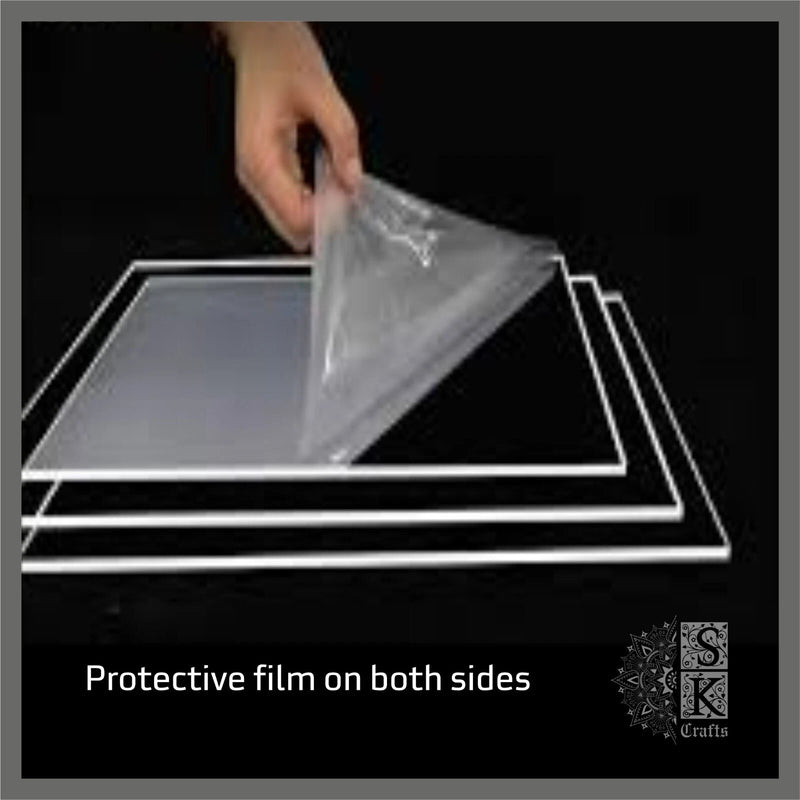 6mm Clear Transparent Acrylic Plastic Perspex, Cut2size, UK Stock, Fast Delivery