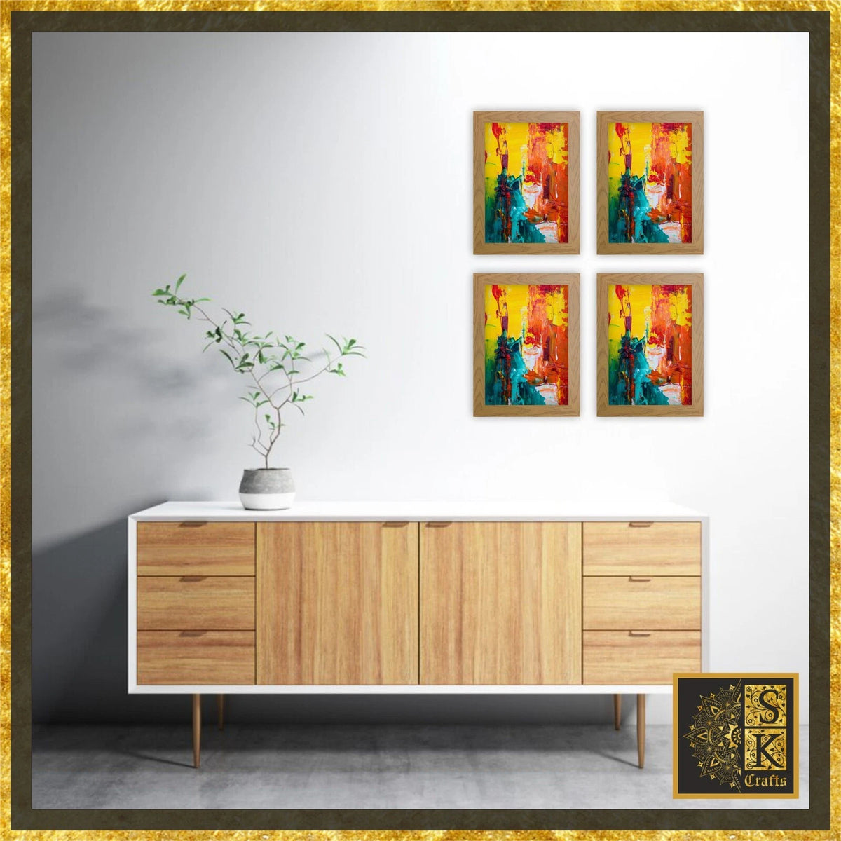 MADE TO ORDER - Bespoke Custom Size Picture Photo Poster Frames - 8 Colors