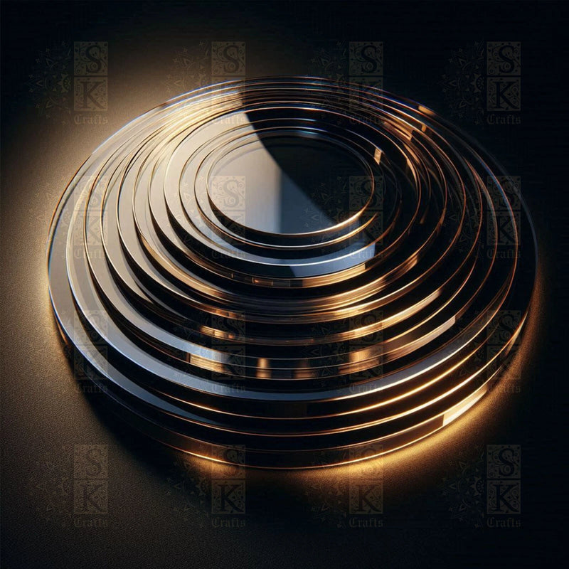 Laser Cut Clear Acrylic Round Disc Circle Diameter Glass Alt. Order Bespoke Size