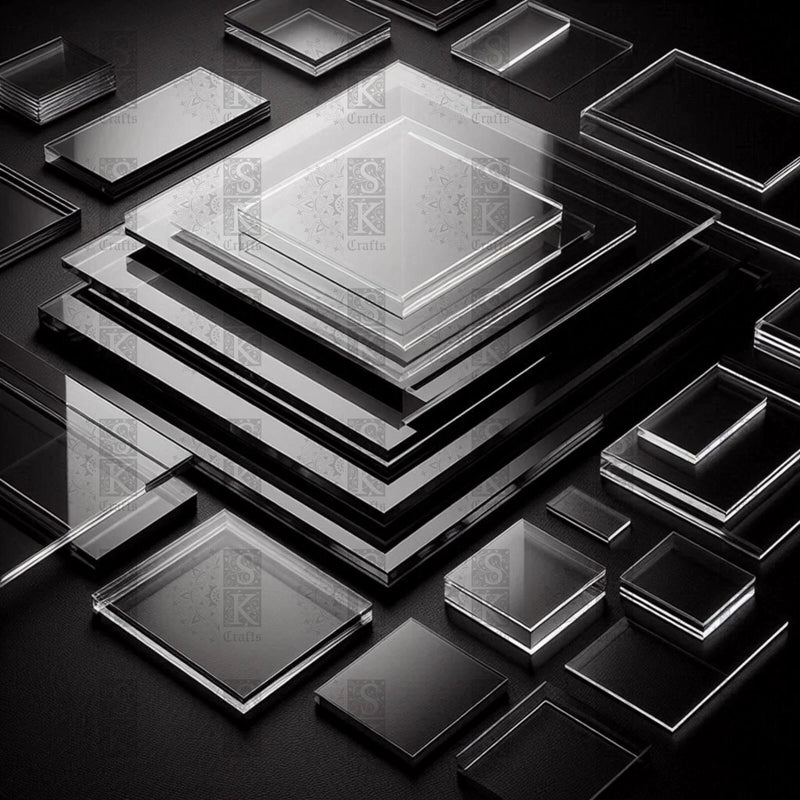 A2 (594x420mm or 23.4x16.5inches) Acrylic Perspex Plastic Sheet - Clear