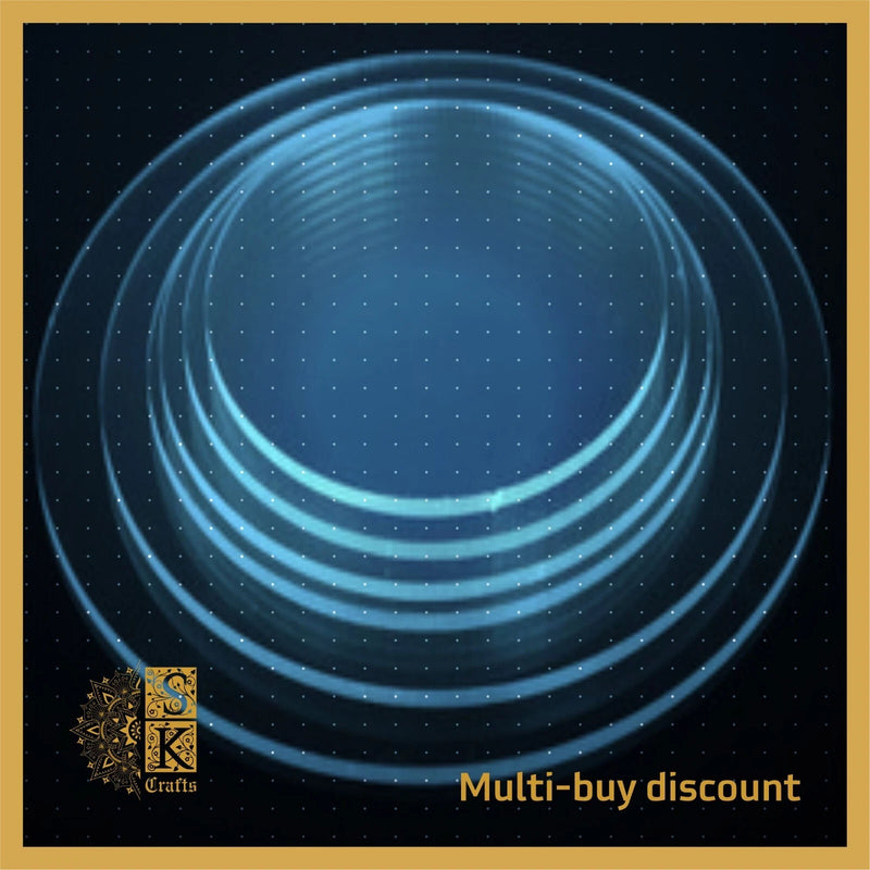 Laser Cut Transparent Acrylic Clear Round Circle Glass Replacement, Cut to Size