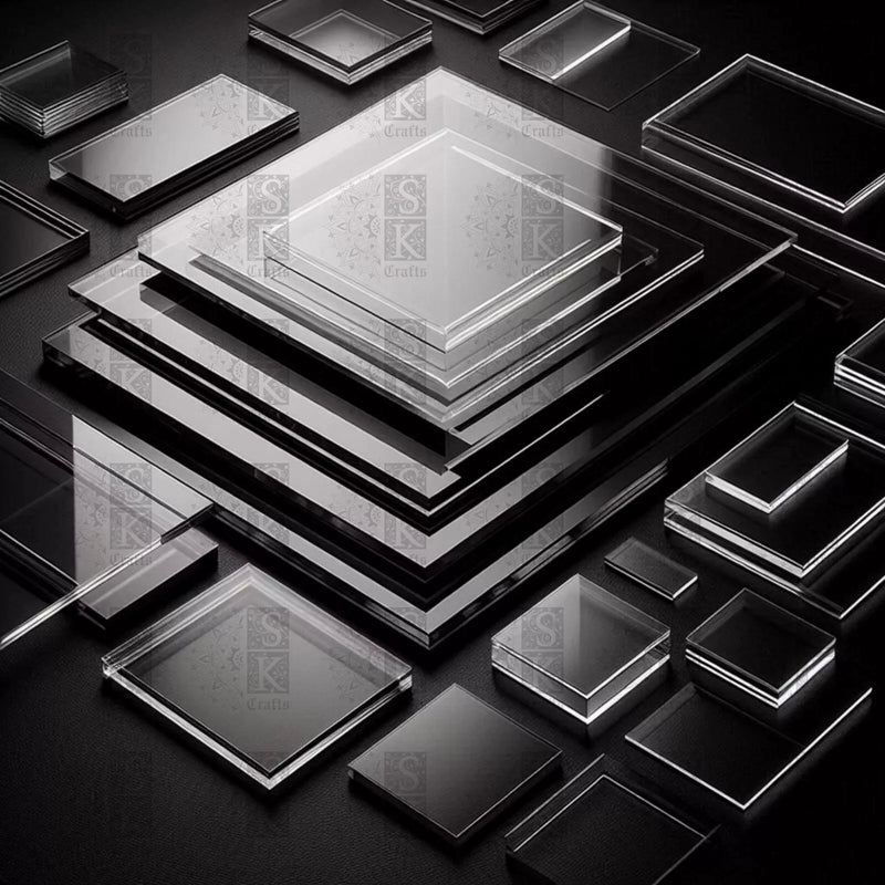 100% Clear Acrylic Perspex Plastic Sheet Msg for Custom Sizes Fast UK Dispatch