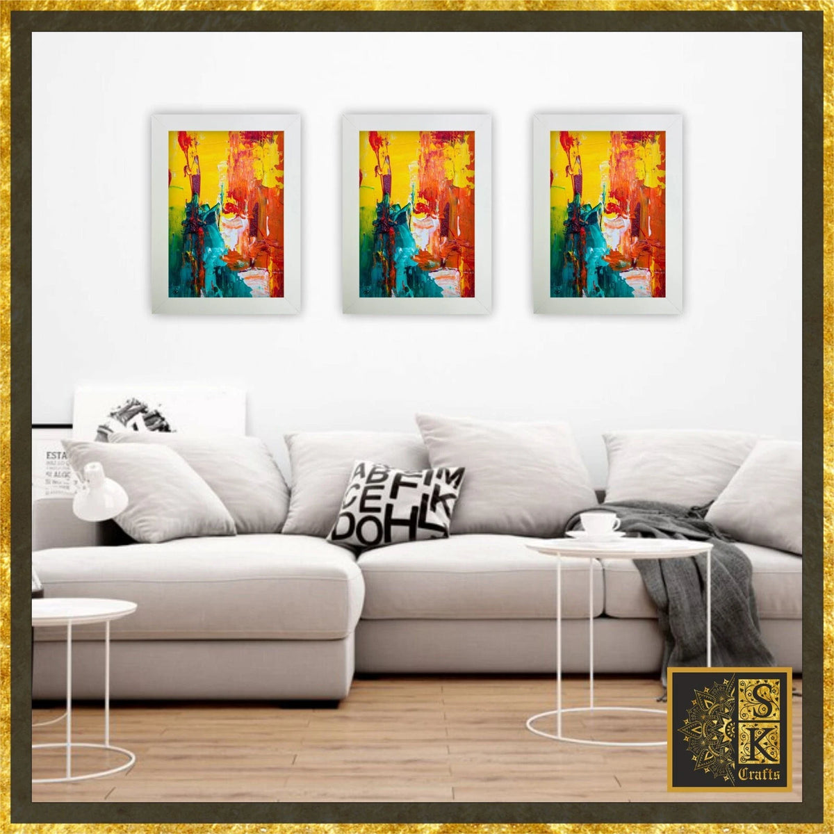 MADE TO ORDER - Bespoke Custom Size Picture Photo Poster Frames - 8 Colors