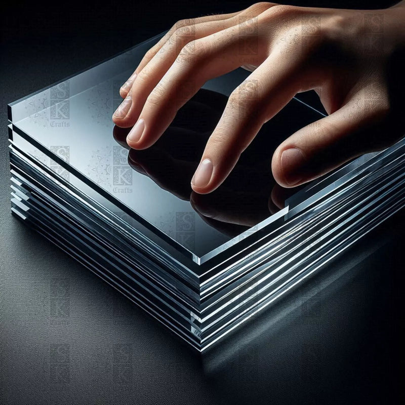 100% Clear Acrylic Perspex Plastic Sheet Msg for Custom Sizes Fast UK Dispatch