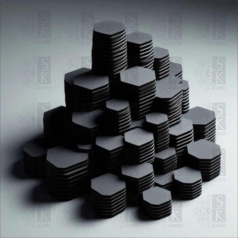 Hexagon, Laser Cut, Black Acrylic, DIY, Occasions, Decor, Order Bespoke