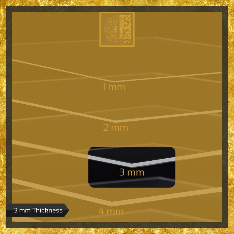 Clear Plastic Acrylic Perspex Sheet Safety Glass Alt Order Custom Size Fast Ship