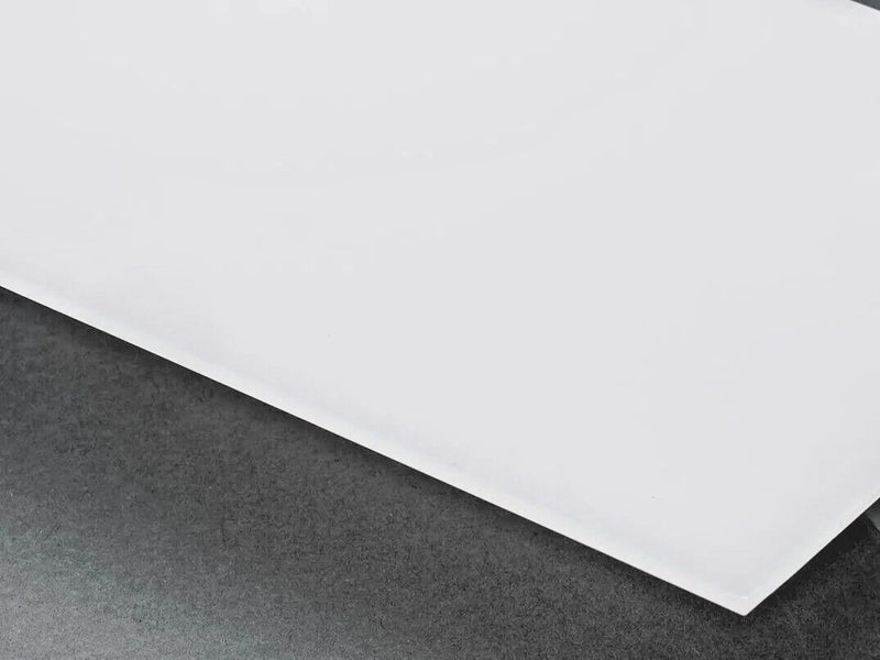 3mm White Rectangular, Square Acrylic Perspex Plastic Sheet, Contact for Bespoke